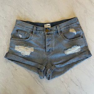 Amuse Society Jean Shorts Size 26